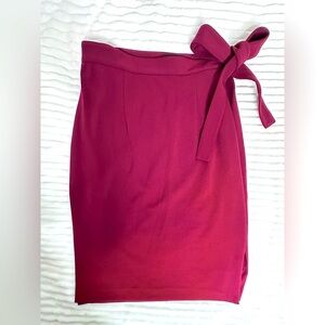 Express | Pencil Skirt w/Side Tie and Slit